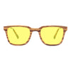 KUGO Dyer blue light blocking glasses made of natural wood for daytime