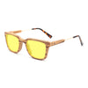 KUGO Dyer blue light blocking glasses made of natural wood for daytime