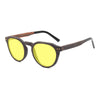 KUGO Lenox blue light blocking glasses made of natural wood for daytime