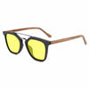 KUGO Leroy brown daytime glasses made of bioacetate side view