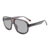 KUGO Mercer grey sunglasses glasses made of bioacetate and natural wood side view