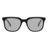 KUGO Stanton black, front view of sunglasses made of biodegradable acetate