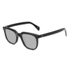 KUGO Stanton black, side view of sunglasses made of biodegradable acetate