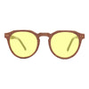 KUGO Lenox blue light blocking glasses made of natural wood for daytime