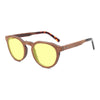 KUGO Lenox blue light blocking glasses made of natural wood for daytime